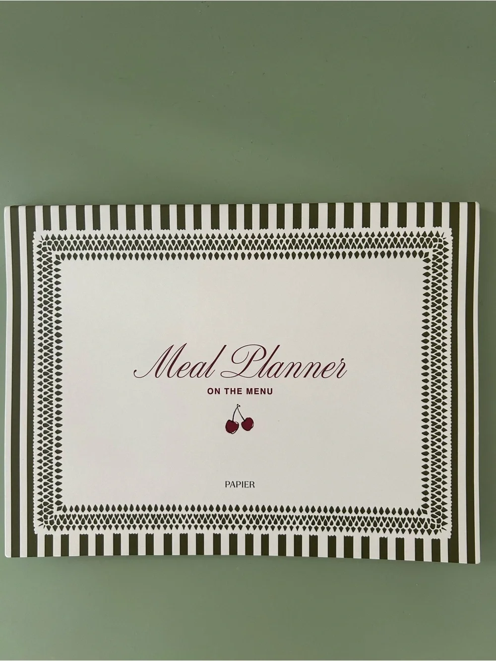 Papier meal planner